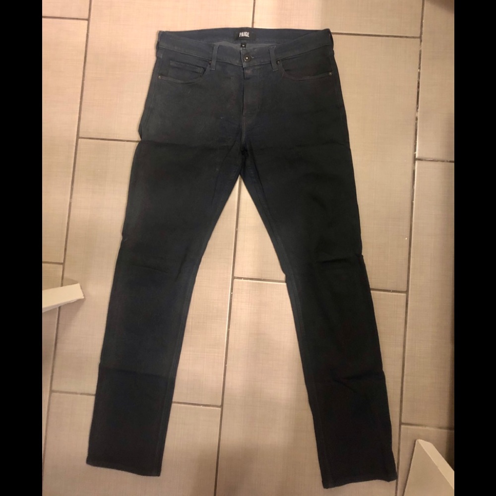 Men’s PAIGE Midnight Blue Skinny Jeans size 32